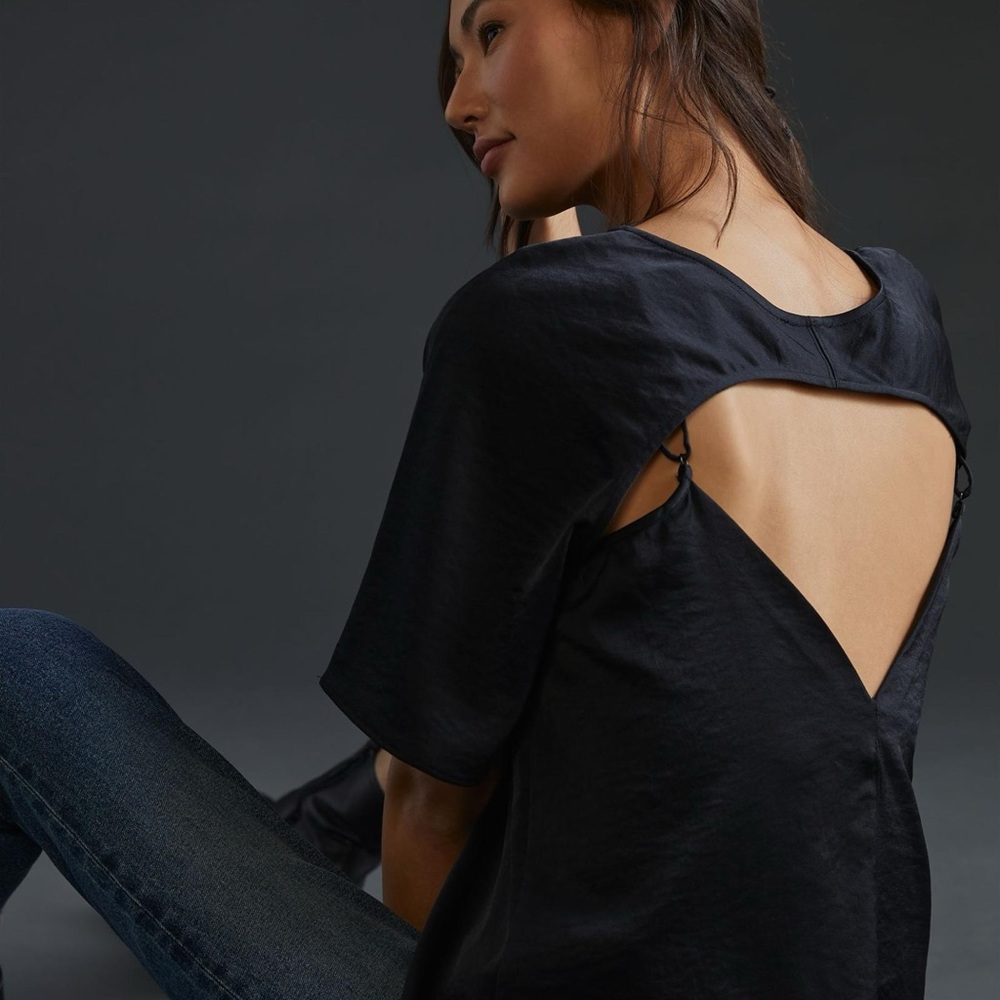 Daily Practice by Anthropologie Sleek Open-Back Top